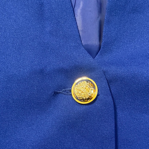 Amazon Waqia Royal Blue Women's Blazer - Picture 3 of 4